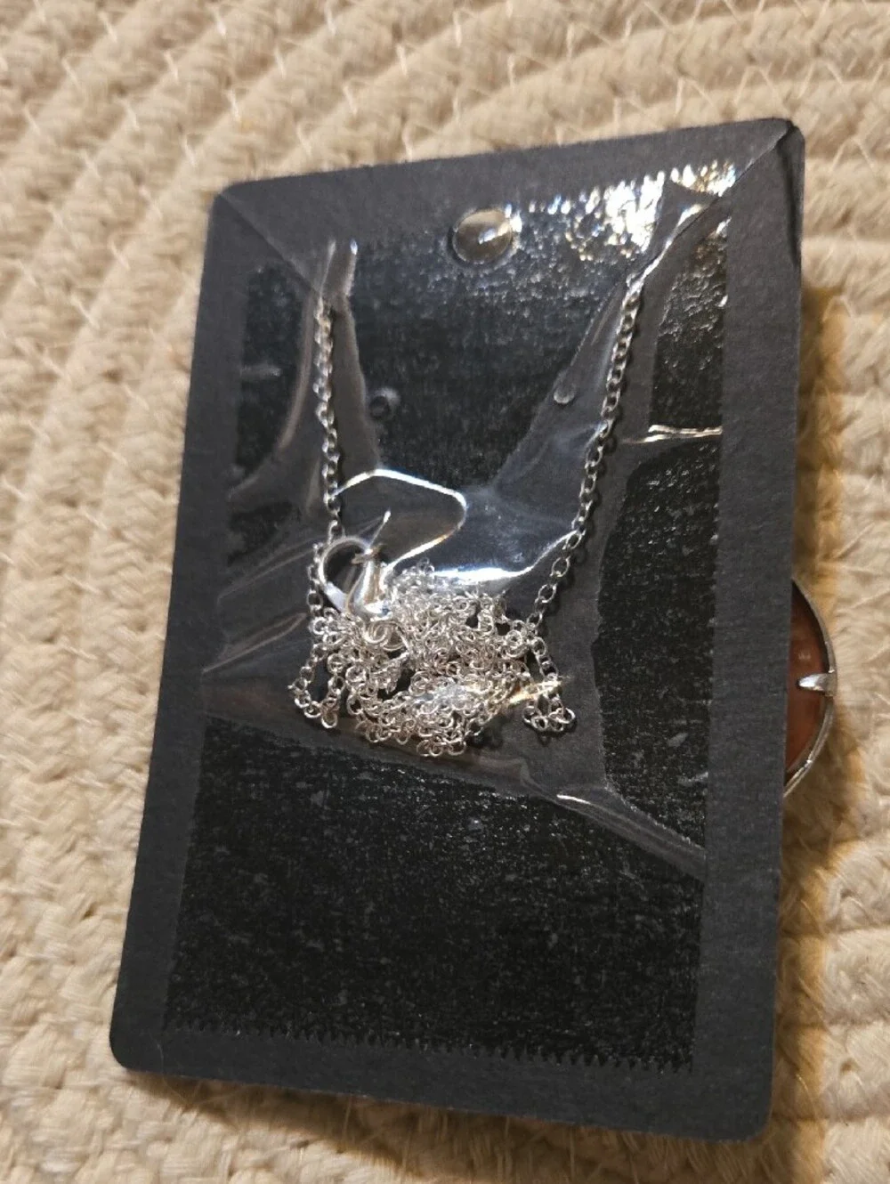 Silver Tree of Life Necklace with Brown Accent